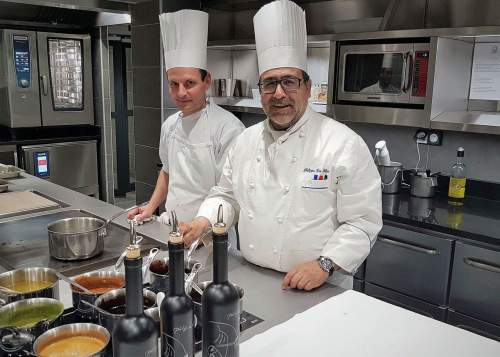 Hostellerie Gorges de Pennafort Restaurant Gastronomique Var (83) Le Chef Philippe Da Silva et le Chef Anthony Salliège