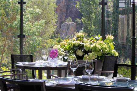 Dîner en terrasse